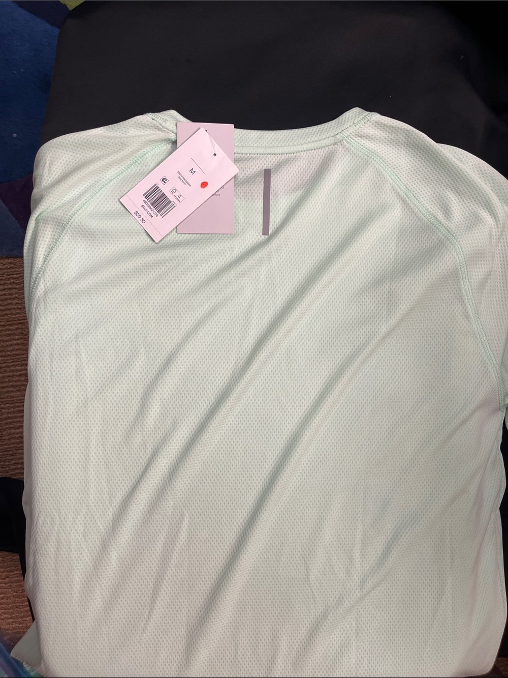 ZELOS Soft Mint Performance Tee - Picture 6 of 6
